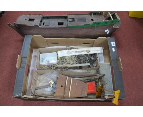 A Partially Complete Billing Boats Model 'Norske Love' Wooden Construction, some fittings/accessories present, ideal for full
