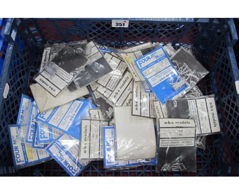 In Excess of Fifty Bagged 4mm/"OO" Gauge Model Railway Parts and Accessories, by Four Most Models, A.B.S Models, including L.