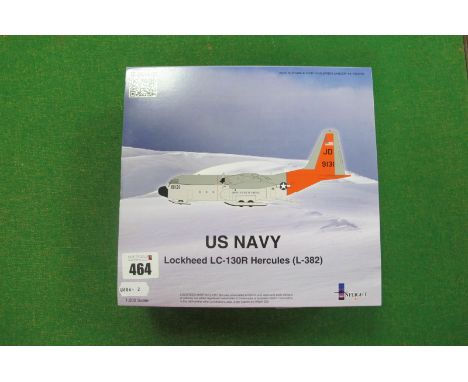 A Inflight 1:200 Scale # IF1300117 Diecast Collectors Model US Navy Lockheed LC-130R Hercules (L-382) Aircraft, boxed.