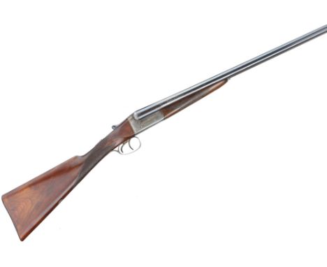 JOHN RIGBY & COA 20-BORE BOXLOCK EJECTOR Ser No 18201Nicely figured walnut stock with chequered butt, softened chequered stra