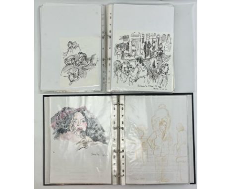 Robin Symes (British, 1939-2023)Two art sketchbooks, undatedColour pencil, graphite pencil &amp; more on paper
To include ske