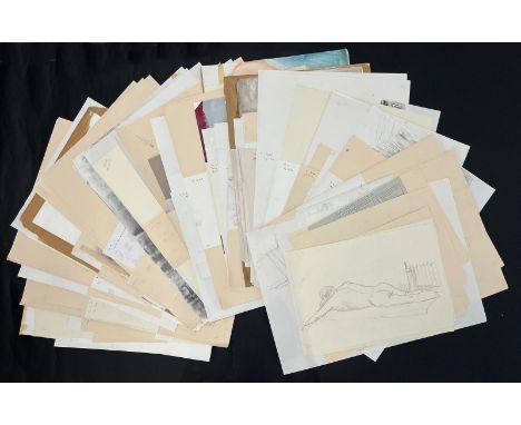 Robin Symes (British, 1939-2023)Portfolio of circa 100+ life drawing sketches from the Royal Drawing School (Prince's Drawing