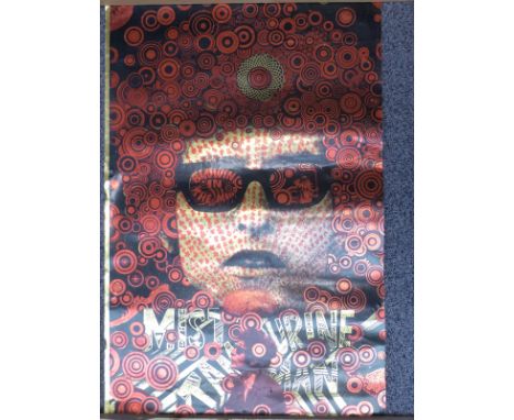 Bob Dylan Mister Tambourine Man Martin Sharp foil poster