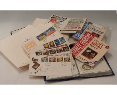 Coin/stamp cover, first day covers, presentation packs, spare album and loose paper, catalogues etc