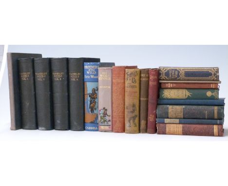 19th Century Literature, Sir Walter Scott's Waverley Novels 1868 in 4 volumes, Cowper's Poetical Works illustrated, Far Off; 