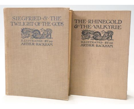 [Arthur Rackham] Siegfried & The Twilight of The Gods with The Rhinegold & The Valkyrie by Richard Wagner, Translated by Marg