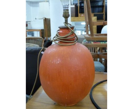 Retro ceramic lamp, height 55cm