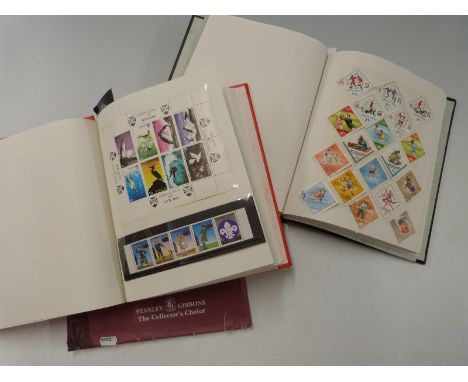 Senator album of Scottish stamps and mint set London 2012 Paralympics Games gold medal winners and a Senator album of all wor