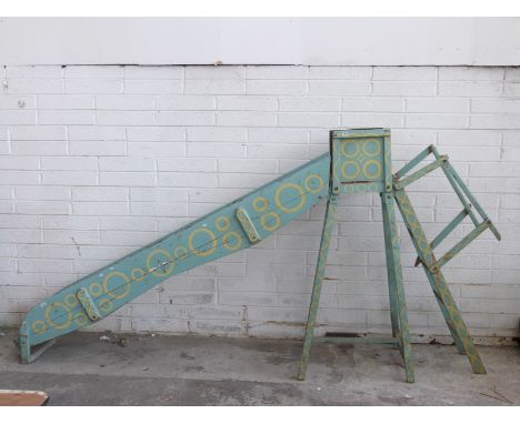 Vintage garden or ex-fairground slide