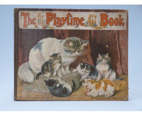 [Colour plate] The Playtime Book by Ernest Nister & E.P. Dutton (c1900) with chromolithographed plates & other illustrations,