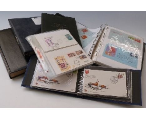 A box of Jersey and other first day cover albums