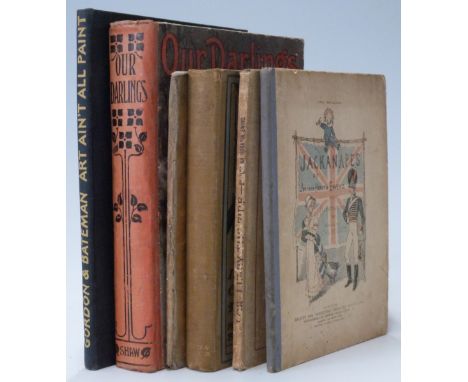 The Sunday Picture Book, Scripture Natural History London (c1860) full-page illustrations of Animals and Birds bound in orang