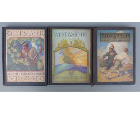 [Wyeth] Kidnapped by R.L. Stevenson (1913) Deerslayer by J. Fenimore Cooper (1927) and Westward Ho! Charles Kingsley (1930) 3