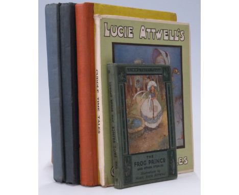 Mabel Lucie Attwell's Cuddle Time Tales Picture Book published S.W. Partridge (1920s) colour plates in original pictorial boa