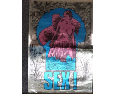 Foil Poster for Sex! Martin Sharp designed Vincent van Gogh and a Cream example