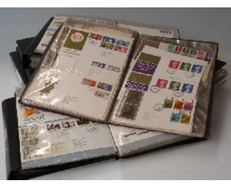 A collection of GB first day covers 1965-2007 in nine albums
