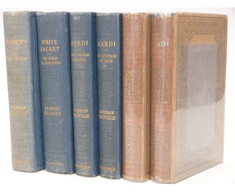 Herman Melville Typee A Peep at Polynesian Life Constable 1922 one of 750 in dustwrapper, Omoo A Narrative of Adventure in th