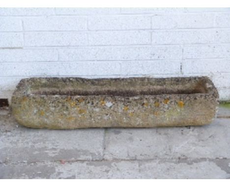 Rectangular garden trough, L136cm 