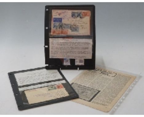 Australian air mail covers including first official flight Melbourne to London April 1931