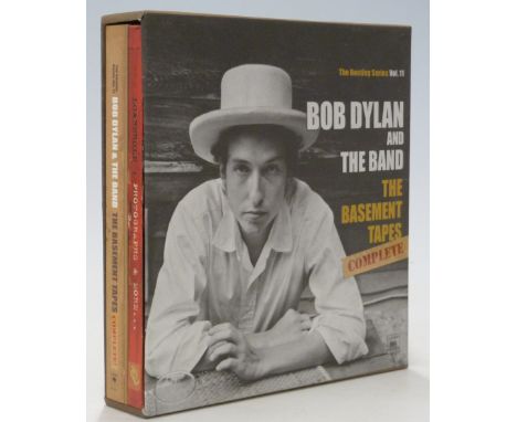 Bob Dylan And The Band, The Basement Tapes complete, Bootleg series 2 illustrated hardback volumes containing 6 CDs in slipca