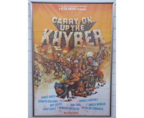 Carry On Up the Khyber original advertising film poster, 95 x 68cm 