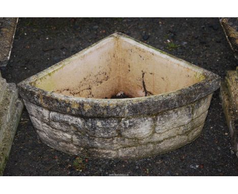 A corner planter.