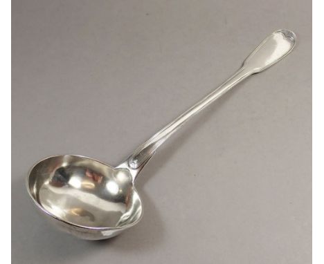 A French silver ladle, 237g 