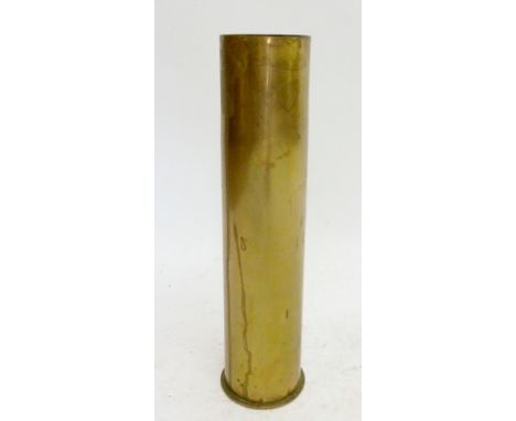 A brass shell case stick stand 