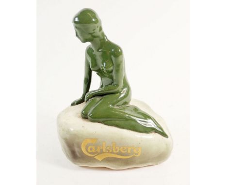 A vintage Carlsberg advertising mermaid, 16cm