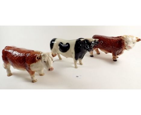 A Melba bull, Coopercraft cow and another bull 