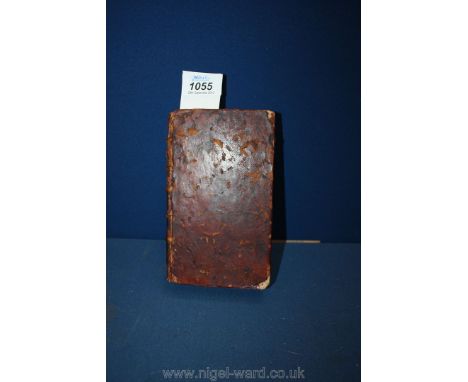 A full leather first edition book, Theologia Moralis Universa 1769, vol IV.