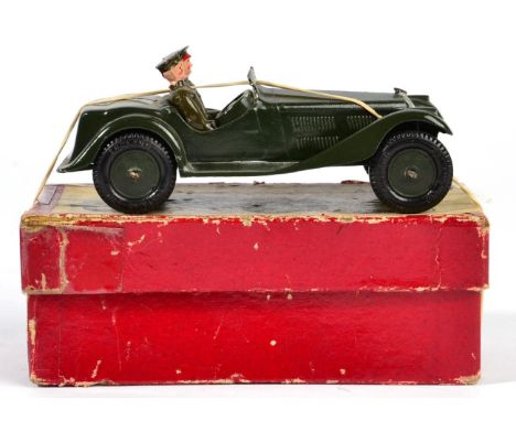 Britains 1448 Army Staff Car olive green (E-G box G-F, some taping)