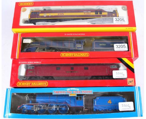 Hornby Railways OO Gauge Locomotives R294 Walter K Whigham, R352 Western Gladiator and R383 Gordon; Hornby (China) R2354A EWS