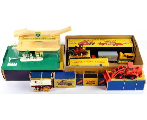 Matchbox Various Models K8 Laing Tractor and Transporter (G box G-F) K3 Hatra Tractor Shovel (E box G) M9 Cooper-Jarrett doub