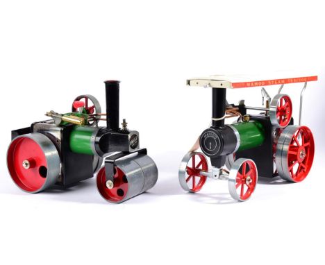 Mamod TE1a Steam Tractor (E box G-F) together with SR1a Steam Roller (G-F box G-F) (2)