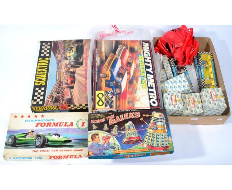 Scalextric Accessories including F300 Track Official and Pit Crew  (G-E box G) F301 Spectators and F305 Vendors and Spectator
