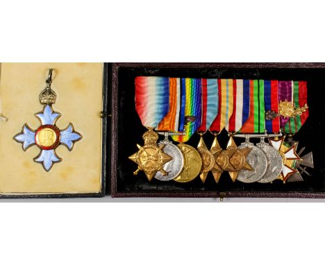 A group of eleven First and Second World War medals to 2nd Lieutenant (later Brigadier) H.P. Gardham, Suffolk Regiment, compr