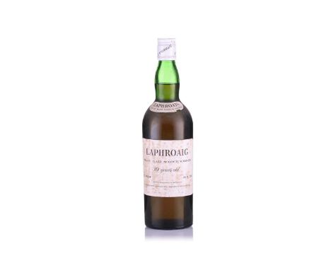 A bottle of Laphroaig Islay Malt Scotch Whisky, 10yr old, 70 proof, 26 2/3 fl ozsPrivate cellar in Bucks