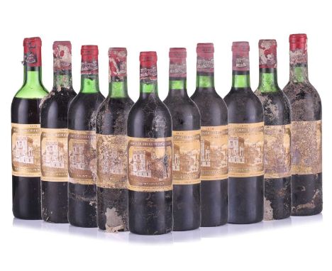 Ten bottles of Chateau Ducru Beaucaillou 2eme Cru Classe St Julien comprising five 1970 vintage, one of 1974, three of 1975, 