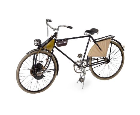 Schwedisches Ideal-Fahrrad mit ÖWA-Hilfsmotor, um 1926Fahrrad von C.E. Sundell &amp; Co, Göteborg, Svensk Fabrikat Velocipede