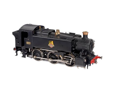 Britische Echtdampflokomotive im Maßstab 1:11Tenderlokomotive der British Railways aus dem Jahr 1949, Baureihe 1500, Nr. 1510