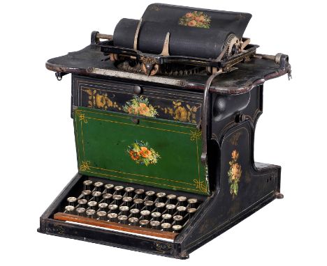 Sholes &amp; Glidden, 1873Die erste wirklich erfolgreiche Schreibmaschine der Welt und damit ein Meilenstein in der Geschicht