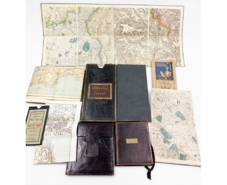 A group of Ordnance Survey maps and ephemera,  to include map of the Isle of Wight, British map of the UK, Ordnance Survey ma