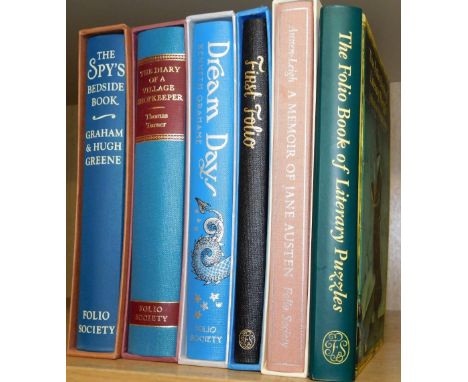 Folio Society.  The Folio Book of Literal Puzzles, First Folio Dream Days, The Diary of A Village Shopkeeper, The Spies Besid