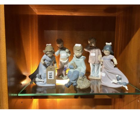 Five Nao figures