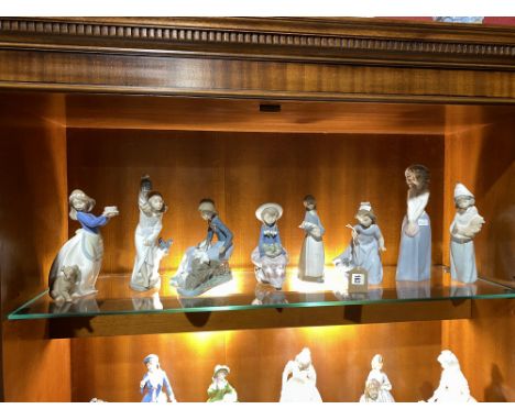 Eight Nao figures
