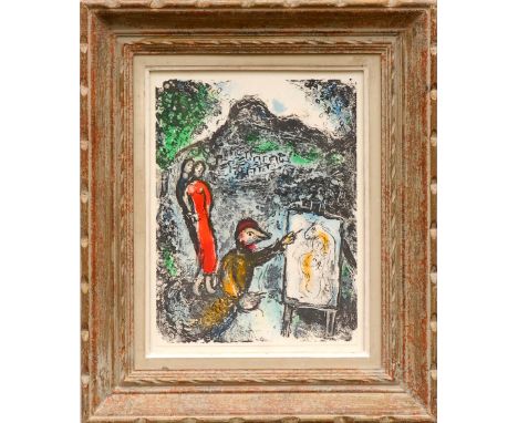 MARC CHAGALL, 'Les Ceramiques et Sculptures', original lithograph, 1972, ref: Cramer:89, 33cm x 24cm, framed and glazed.