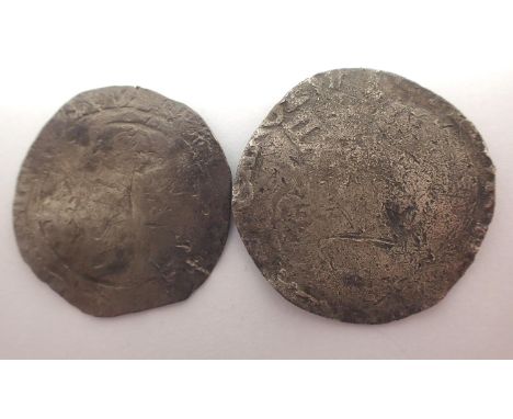 English hammered silver sixpence and shilling of Charles I. P&amp;P Group 1 (£14+VAT for the first lot and £1+VAT for subsequ