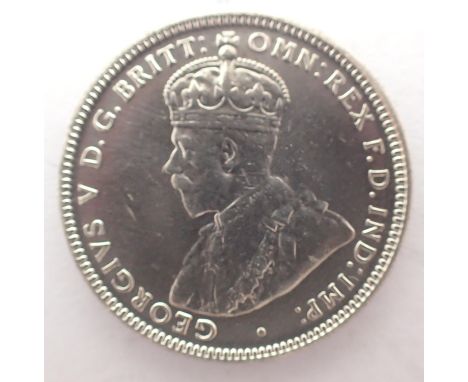 1922 Australian silver shilling George V. P&amp;P Group 1 (£14+VAT for the first lot and £1+VAT for subsequent lots) 