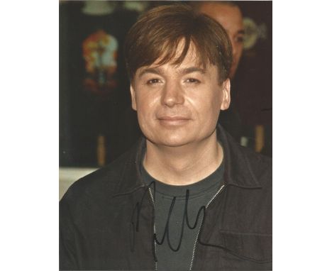 Mike Myers signed 10 x 8 colour Portrait Photo, from in person collection autographed at Shrek The Third London Premiere 2007